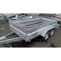 Remolque metálico robusto, 2 ejes, 253x134x50 cm, 750 kg, Lider 39394